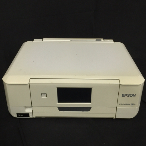 EPSON EP-807AW A4 インクジェット複合機 プリンター 通電確認済み_画像2