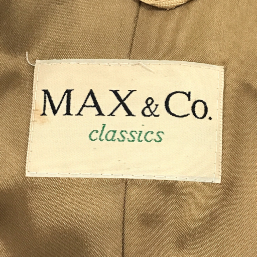 マックス&コー クラシック サイズ44 コート アウター ボタン式 レディース MAX&Coの画像4
