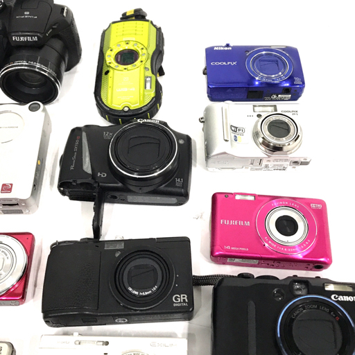 1円 Canon EOS Kiss Digital X/FUJIFILM FINEPIX S S2500HD/Nikon A100 等 含む カメラ デジカメ 等 まとめ L240223_画像3