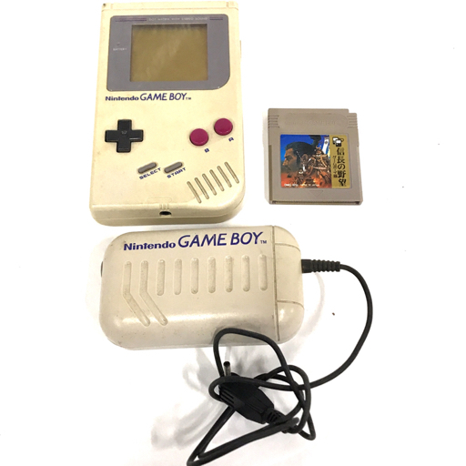 Nintendo GAMEBOY DMG-01/信長の野望 DMG-NYJ/GAMEBOY 充電式アダプタ ゲーム機 カセット 充電器 まとめ セット_画像1