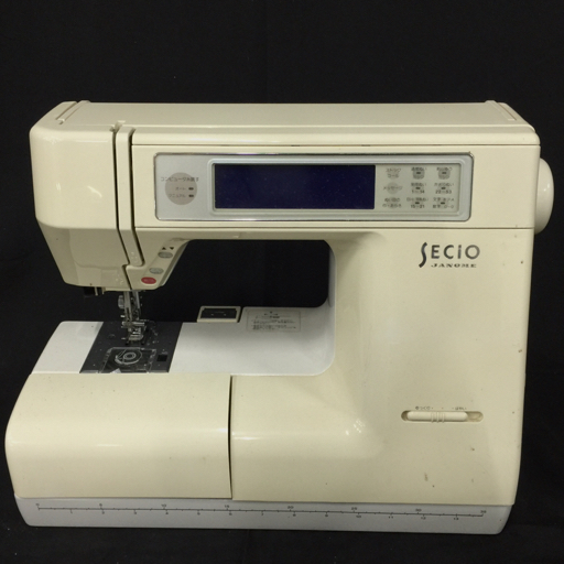 1円 JANOME ジャノメ Model 8300 SECIO セシオ コンピューターミシン 通電確認済_画像1
