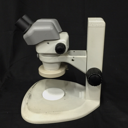 Nikon Nikon SMZ645. eye real body microscope stand lens ring fluorescent lamp electrification operation verification settled 