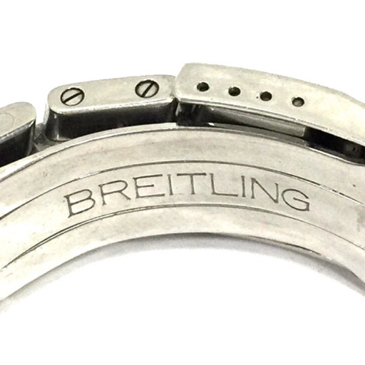 1円 ブライトリング 腕時計 クロノマット D13047 ネイビー文字盤 コンビカラー 自動巻き メンズ ジャンク BREITLINGの画像8