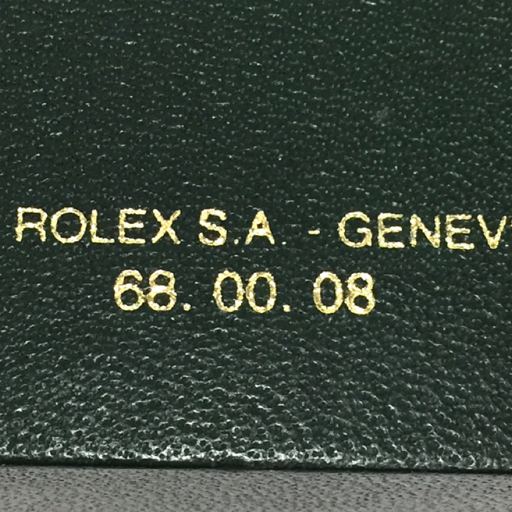 【付属品のみ】ロレックス 腕時計用 空箱 内箱 外箱 68.00.08 グリーン メンズ ドレス デイトジャスト 16234シール付_画像6