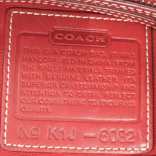 コーチ シグネチャー トートバッグ ブラウン×レッド COACH 他 計2点 バッグ かばん 鞄 まとめ セット QR034-245の画像4