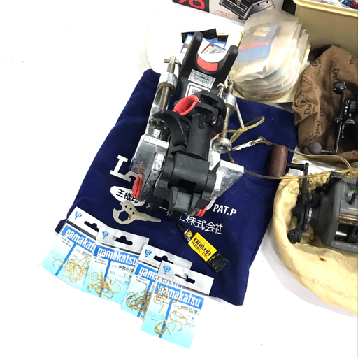 1円 DAIWA MAGSERVO SS40 ベイトリール 第一精工 ラーク16 竿受け 含む 釣り道具 まとめセット_画像6