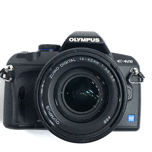 1円 OLYMPUS E-420 Canon EOS Kiss Digital X Panasonic LUMIX DMC-GF2 含む デジタルカメラ レンズ まとめセット_画像2