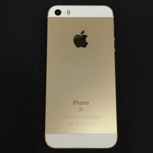 AU Apple iPhoneSE A1723 MLXM2J/A 16GB ゴールド スマホ 本体 利用制限〇の画像2