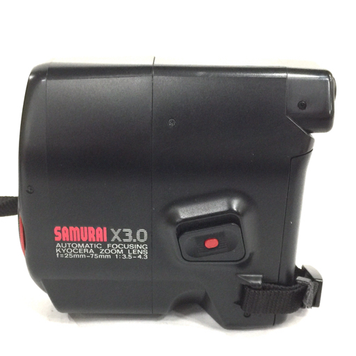 KYOCERA SAMURAI X3.0 25mm-75mm F3.5-4.3 コンパクトフィルムカメラ 京セラ_画像3