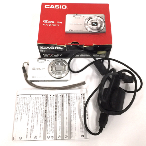 CASIO EXILIM EX-ZS25 4.6-27.6mm 1:3.5-6.5 コンパクトデジタルカメラ QG033-40