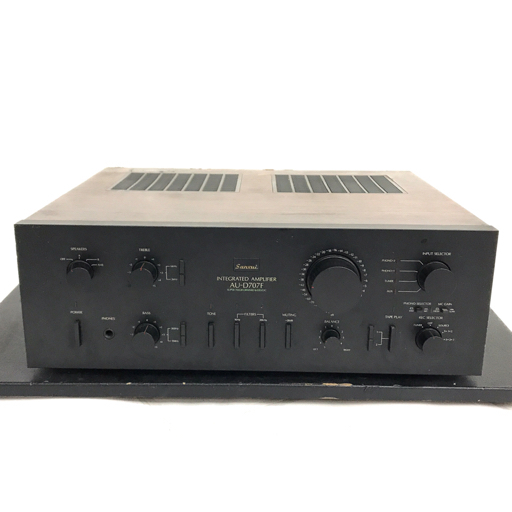 SANSUI AU-D707F プリメインアンプ 通電確認済み サンスイ オーディオ機器_画像2