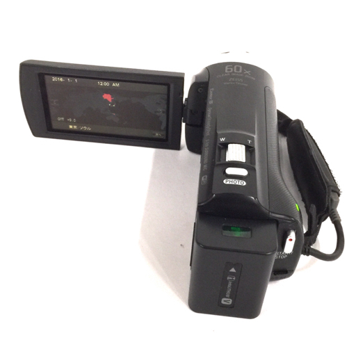 SONY HDR-CX485 デジタルHDビデオカメラレコーダー 通電確認済み_画像3