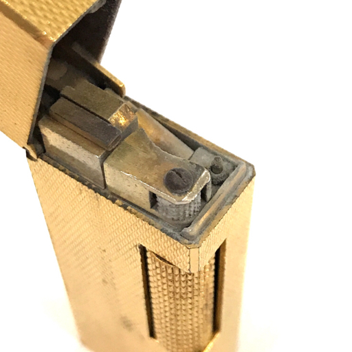 ダンヒル ローラー ガスライター スクエア ゴールドカラー金具 サイズ約6.4×2.3cm 喫煙具 dunhill_画像4
