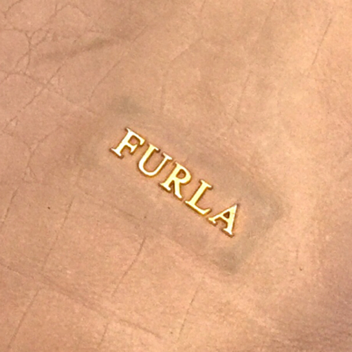 フルラ 型押し レザー ワンハンドル セミショルダーバッグ レディース ブラウン系 保存箱付き FURLAの画像2