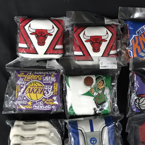 テーラーメイド×NBA レイカーズ ブルズ セルティックス 他 スパイダー 等 パター用 アイアン等 ヘッドカバー まとめ_画像4