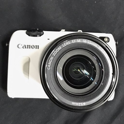 1円 CANON EOS M2 EF-M 18-55mm 1:3.5-5.6 IS STM 22mm 1:2 STM ミラーレス一眼 カメラ レンズ L051602の画像2