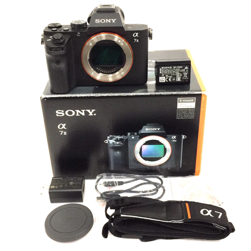 1円 SONY a 7II ILCE-7M2 ミラーレス一眼 カメラ ボディ 本体 ソニー L212327の画像1