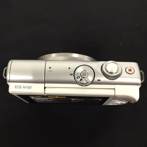 1円 CANON EOS M100 EF-M 15-45mm 1:3.5-6.3 IS STM 含む ミラーレス一眼 デジタルカメラ レンズ L040013の画像4