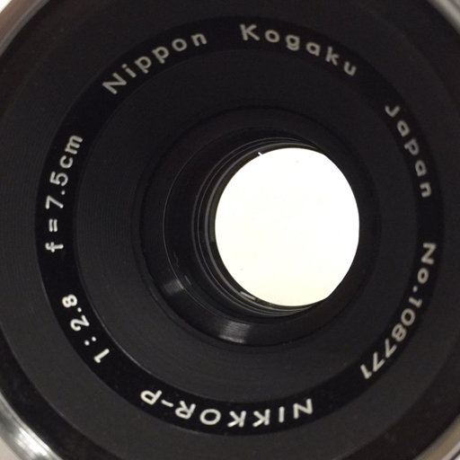 1円 ZENZA BRONICA CM Nikon NIKKOR NIKKOR-O 1:2.8 50mm 中判カメラ フィルムカメラ L111032の画像8