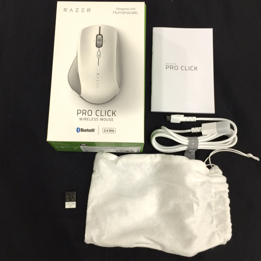 美品 RAZER RZ01-0299 PRO CLICK Bluetooth ワイヤレスマウス ホワイト_画像7