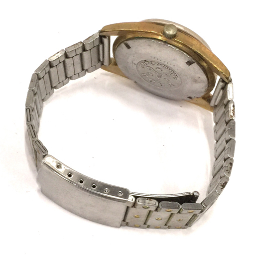 ラドー ゴールデンホース デイト 自動巻 オートマチック 腕時計 シルバーカラー文字盤 稼働品 社外ブレス QR035-198_画像5