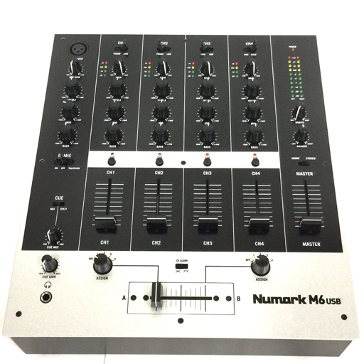 【動作品】Numark M6 USB dj ミキサー Yahoo!オークション - 美品 Numark M6 USB DJミキサー 通電確認