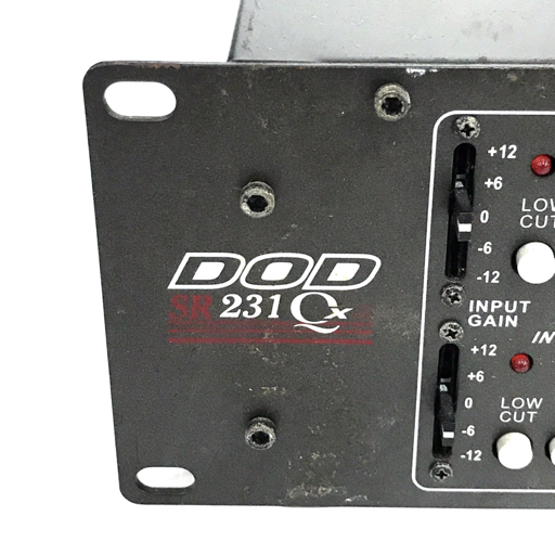 DOD SR231Qx ステレオ グラフィック イコライザー PA機器 通電確認済み_画像7