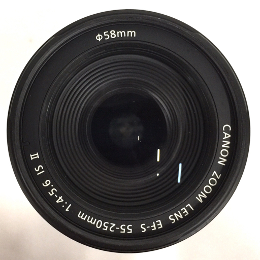 Canon EF-S 55-250mm F4-5.6 IS II カメラレンズ EFマウント オートフォーカス_画像2