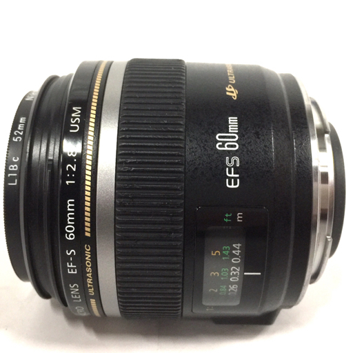 CANON MACRO LENS EF-S 60mm 1:2.8 カメラレンズ EFマウント オートフォーカス QX035-9の画像5