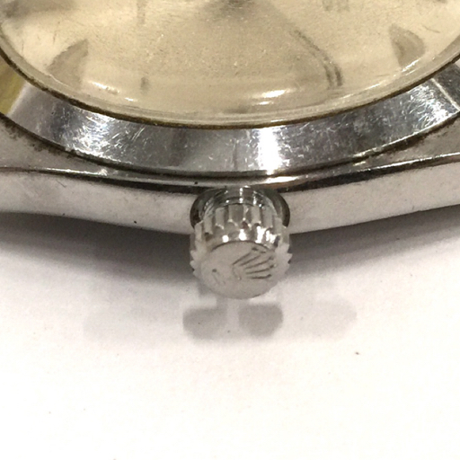 ロレックス オイスター プレシジョン 手巻き 機械式 腕時計 Ref.6424 cal.1225 メンズ SSブレス 不動品 ジャンク品の画像2