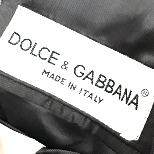 ドルチェ&ガッバーナ サイズ 46 ウール混 長袖 ジャケット ボタン アウター メンズ グレー系 DOLCE&GABBANA QR035-346_画像5