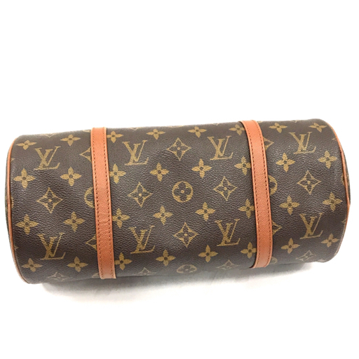 ルイヴィトン M51385 モノグラム パピヨン30 ハンドバッグ ファスナー開閉 ブラウン系 LOUISVUITTON QG035-60_画像5