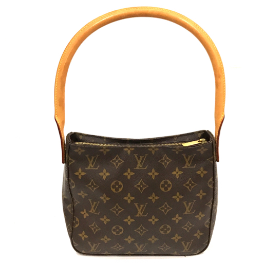 ルイヴィトン モノグラム M51146 ルーピングMM ワンショルダーバッグ レディース LOUIS VUITTON QG035-147_画像2