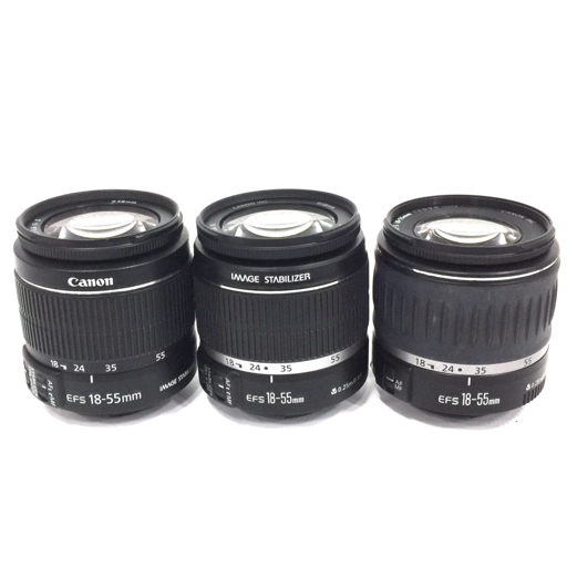 Canon EF-S 18-55mm 1:3.5-5.6 IS 18-55mm 1:3.5-5.6 II USM 含む カメラレンズ 8本 セット_画像4