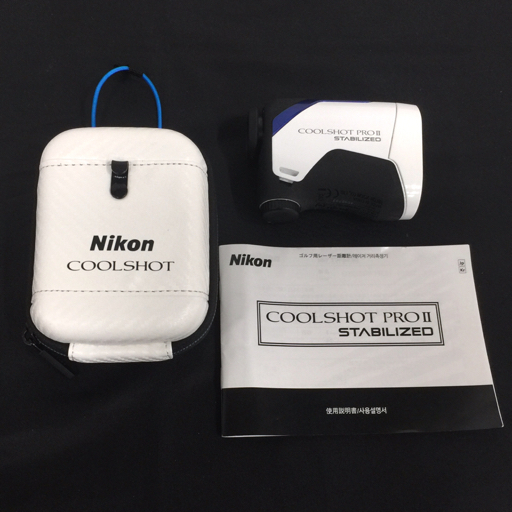 1円 Nikon COOLSHOT PRO II STABILIZED ゴルフ レーザー距離計 ニコン クールショットプロ2 動作確認済_画像1