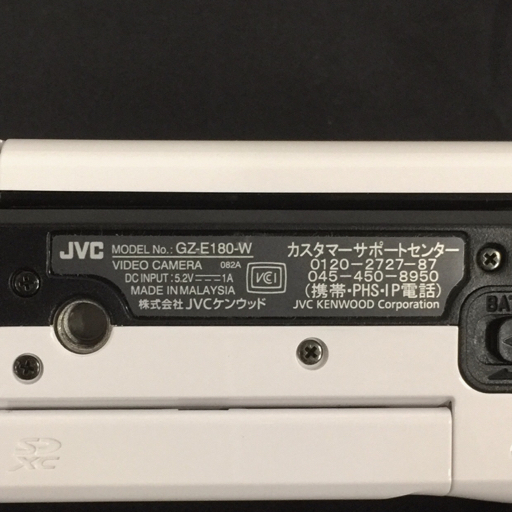 JVC GZ-E180-W フルHD デジタルビデオカメラ 動作確認済 QX035-7_画像6