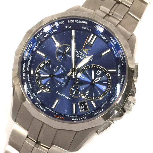  Casio Oceanus multiband 6 wave Scepter Tough Solar Chrono wristwatch 0CW-S2400 accessory equipped junk 