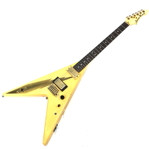 アリアプロII XXデラックス フライングVタイプ エレキギター 弦楽器 AriaproⅡの画像1