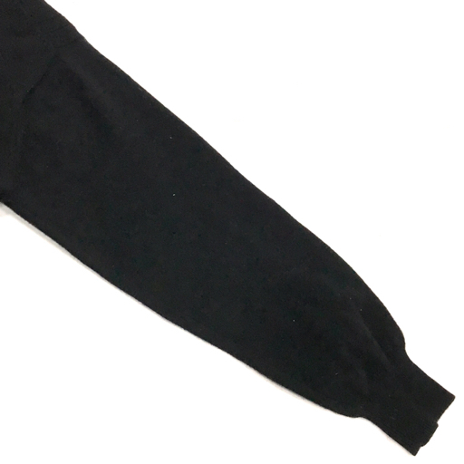  Yves Saint-Laurent размер LA длинный рукав вязаный свитер кашемир 100% мужской tops черный Yves Saint Laurent