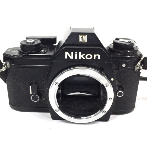 Nikon EM Ai-s NIKKOR 50mm 1:1.2 一眼レフフィルムカメラ レンズ MD-E モータードライブ 付属 QR035-399_画像2