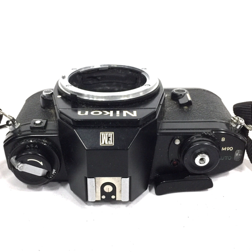 Nikon EM Ai-s NIKKOR 50mm 1:1.2 一眼レフフィルムカメラ レンズ MD-E モータードライブ 付属 QR035-399_画像4