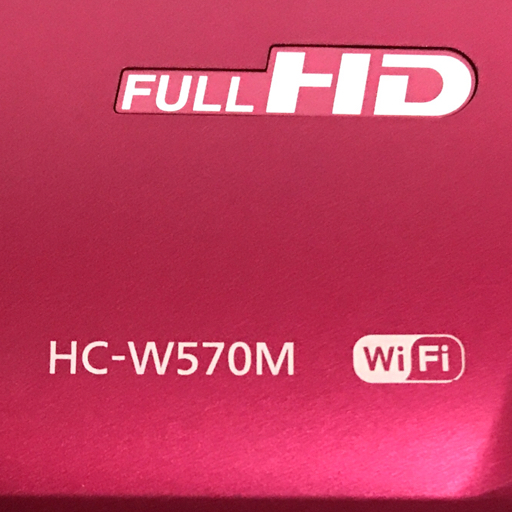 Panasonic HC-W570M フルHD デジタルビデオカメラ ピンク 動作確認済_画像7