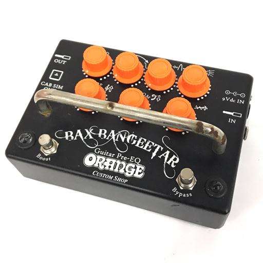 1円 ORANGE オレンジ Bax Bangeetar Guitar Pre-EQ エフェクター ギタープリアンプ イコライザー 通電動作確認済_画像1