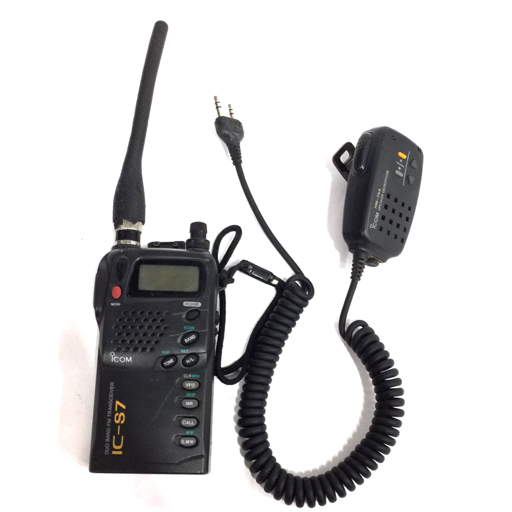 1 jpy ICOM IC-S7/ICOM HM-75A Mike Icom transceiver transceiver speaker summarize set total 2 point 