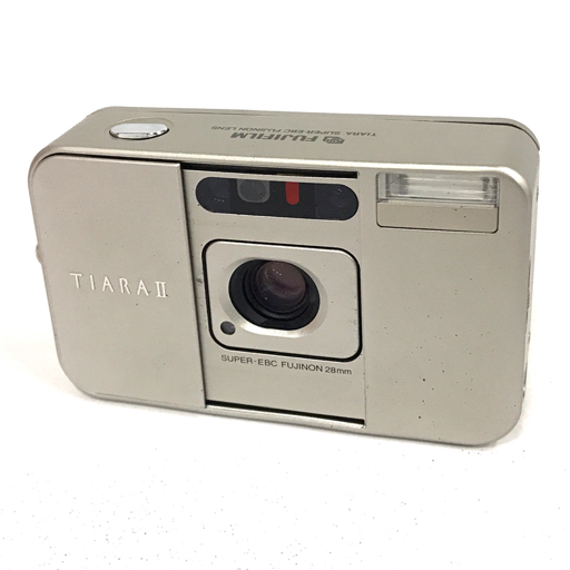 1円 FUJIFILM TIARA II コンパクトフィルムカメラ 通電確認済みの画像1