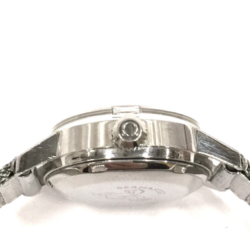 オメガ ジュネーブ デイト 自動巻 オートマチック 腕時計 メンズ シルバーカラー文字盤 稼働品 純正ブレス OMEGAの画像3