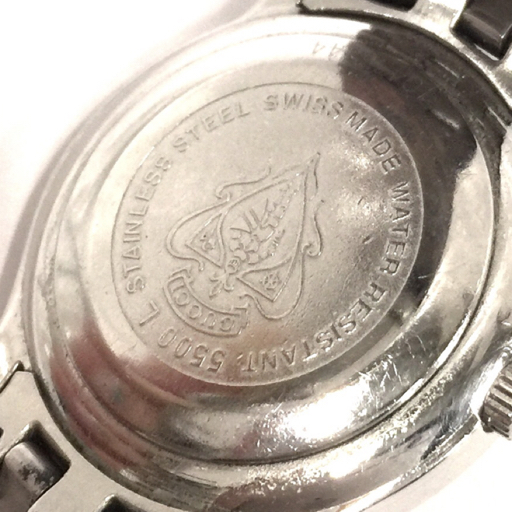 グッチ デイト クォーツ 腕時計 ブラック文字盤 未稼働品 ファッション小物 レディース 純正ブレス GUCCIの画像2