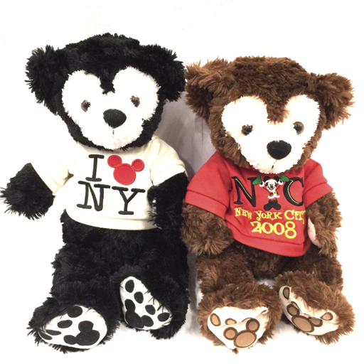 WDW NYC 2008 Hori te- Duffy tag attaching other black Duffy . soft toy hobby total 2 point set 