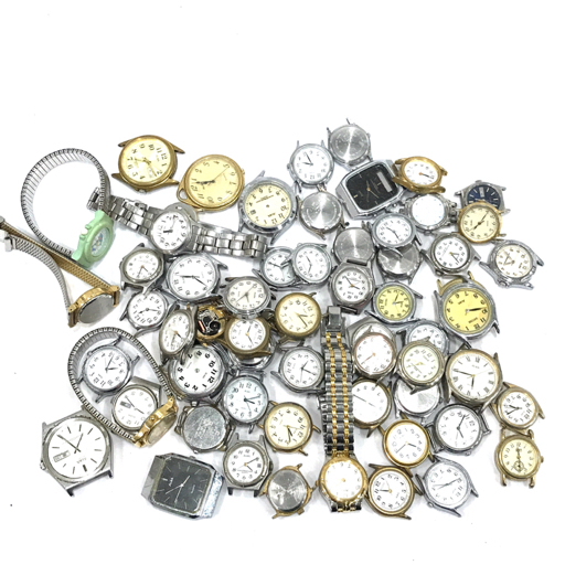 アルバ 腕時計 フェイスのみ多数 クォーツ メンズ レディース ジャンク品 総重量約1068.0g ファッション小物の画像1