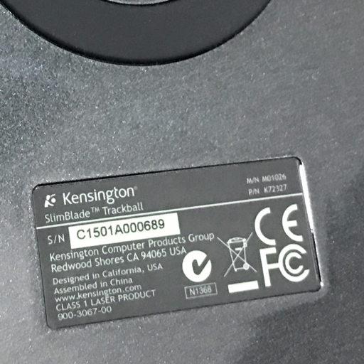 Kensington SlimBlade Trackball 72327JP ケンジントン スリムブレード トラックボール 動作確認済み_画像4